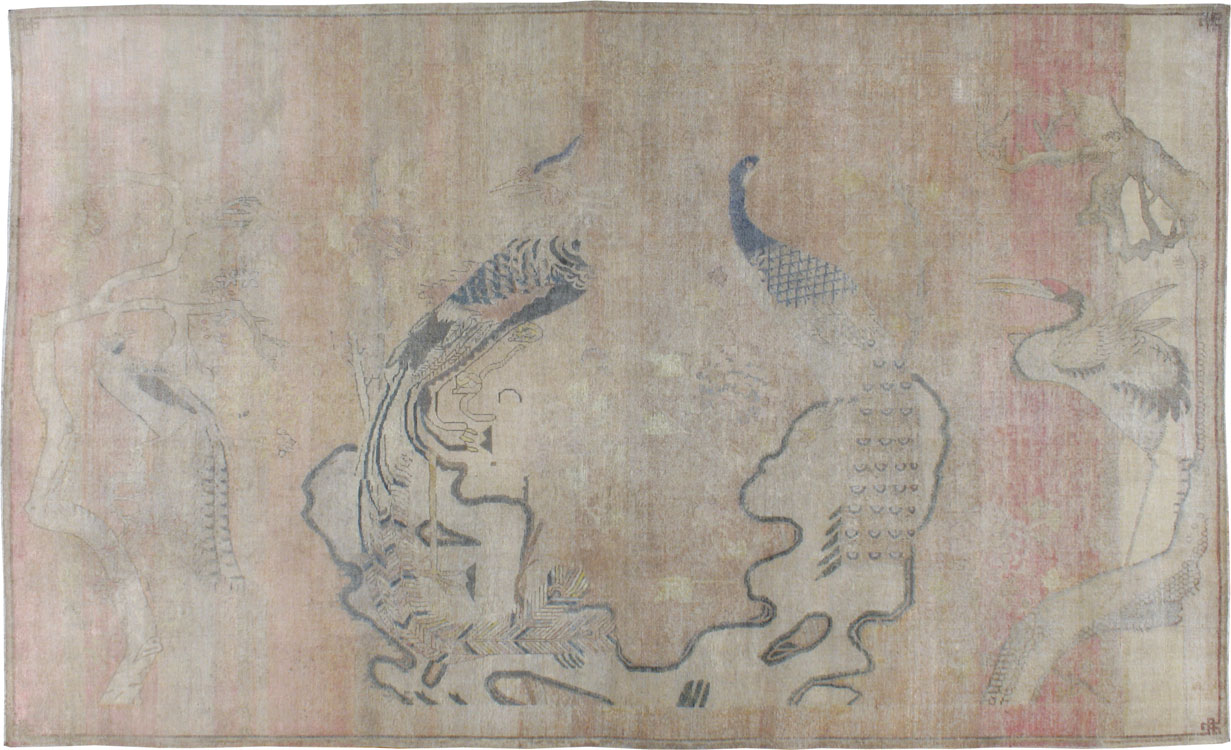 Antique Khotan Silk Carpet, No.20084 - Galerie Shabab