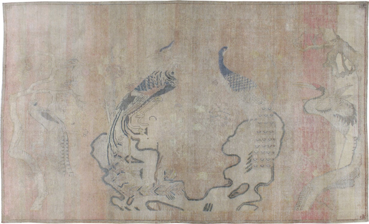Antique Khotan Silk Carpet, No.20084 - Galerie Shabab