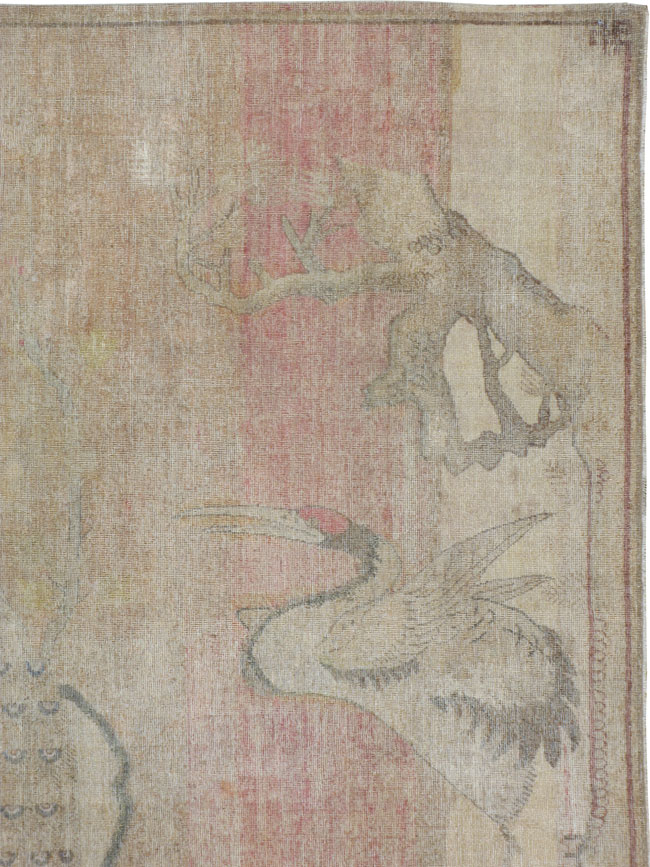 Antique Khotan Silk Carpet, No.20084 - Galerie Shabab