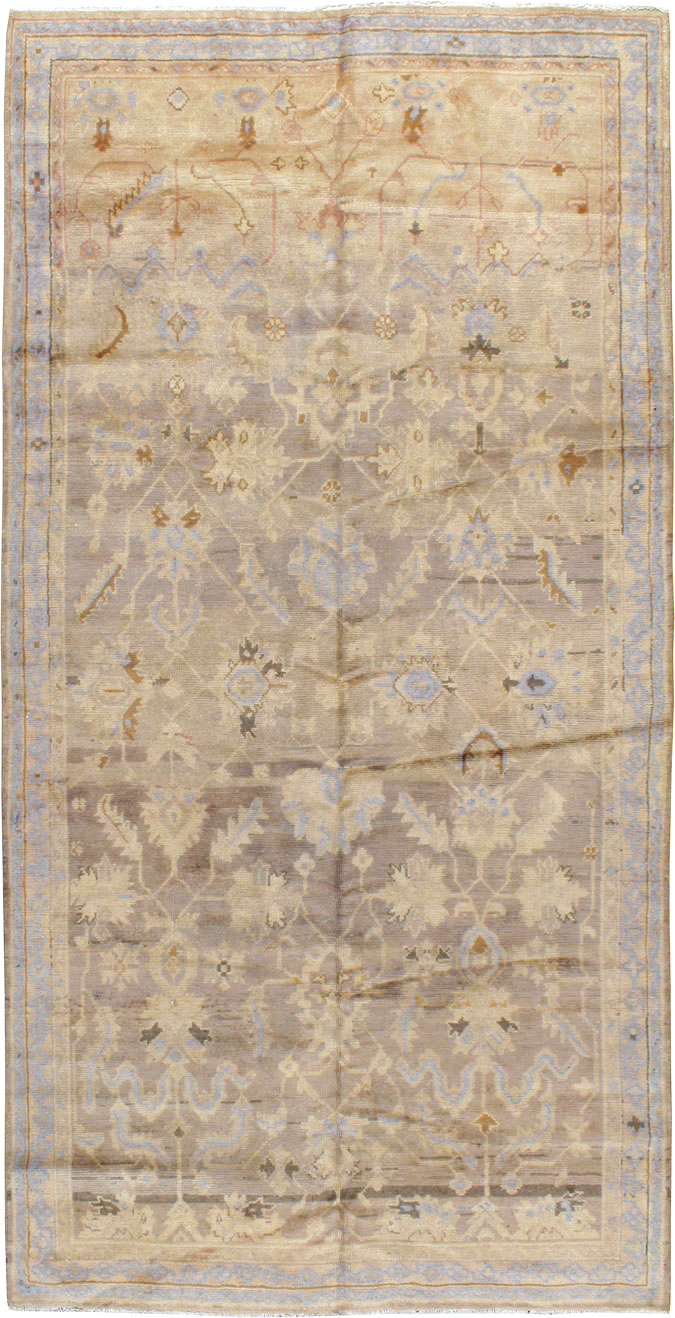 Antique Turkish Oushak Carpet, No.20093 - Galerie Shabab
