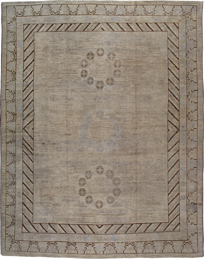 Vintage Khotan Carpet, No.20099 - Galerie Shabab