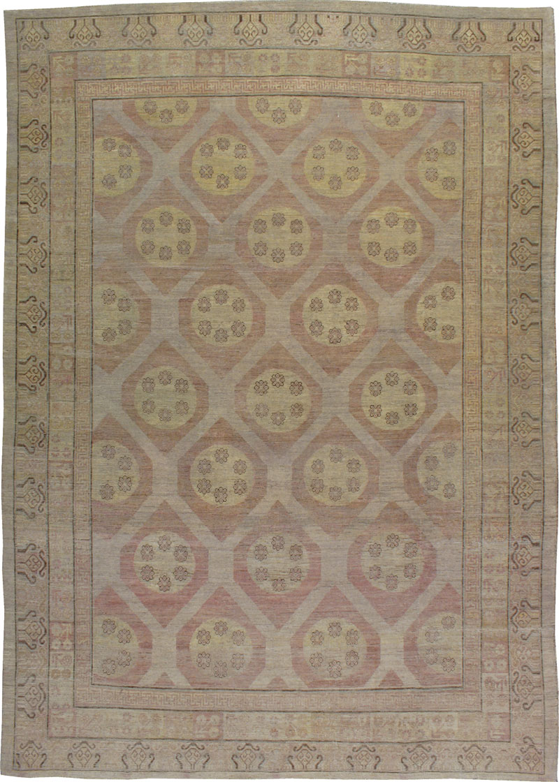 Vintage Khotan Carpet, No.20100 - Galerie Shabab