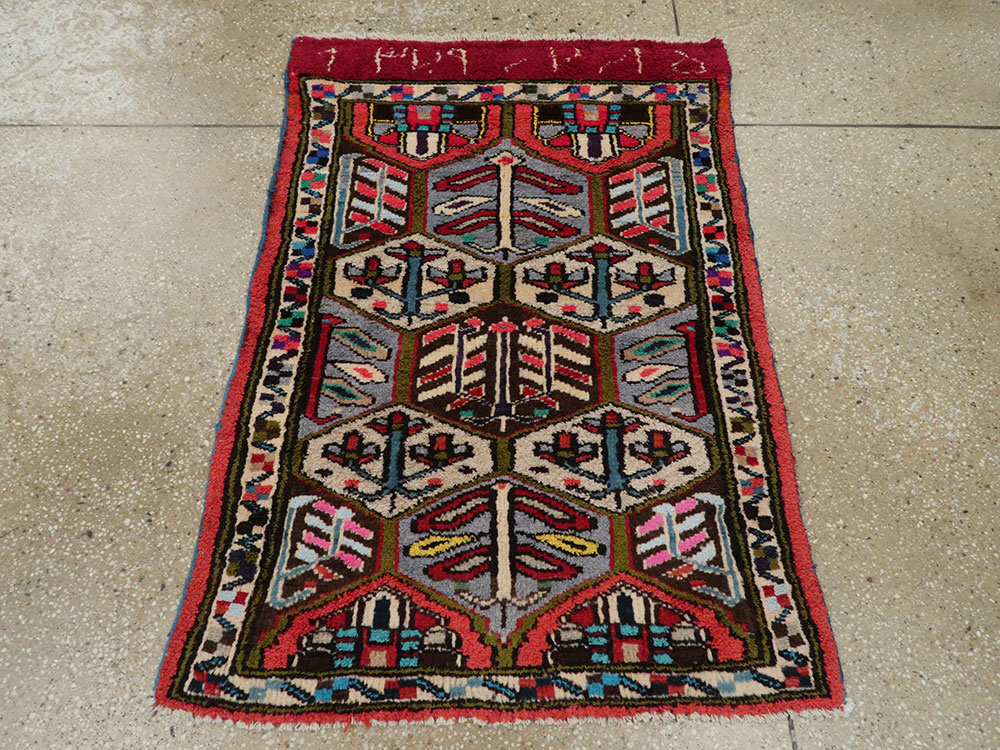 Vintage Persian Hamadan Rug, No.20107 - Galerie Shabab