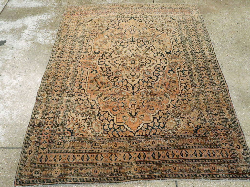 Antique Persian Tabriz Hagi Jalili Rug, No.20123 - Galerie Shabab