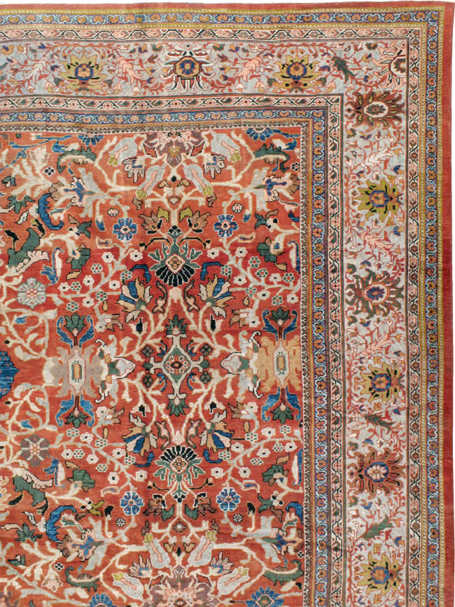Antique Persian Mahal Carpet, No.20125 - Galerie Shabab