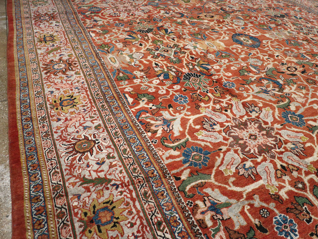 Antique Persian Mahal Carpet, No.20125 - Galerie Shabab
