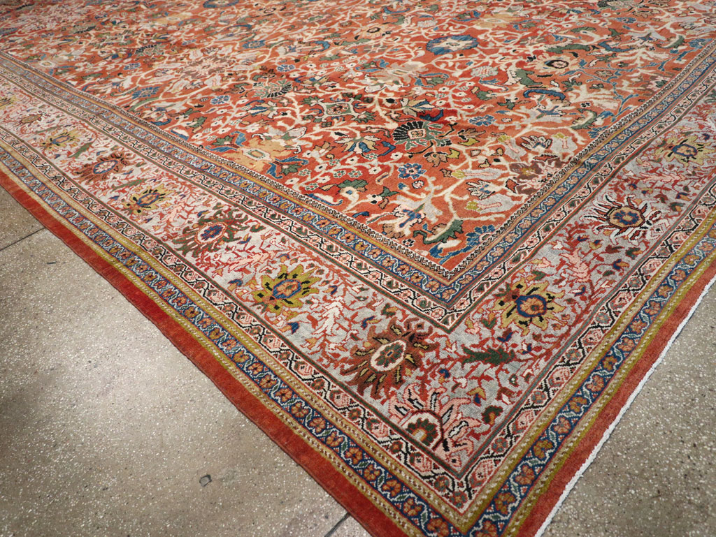Antique Persian Mahal Carpet, No.20125 - Galerie Shabab