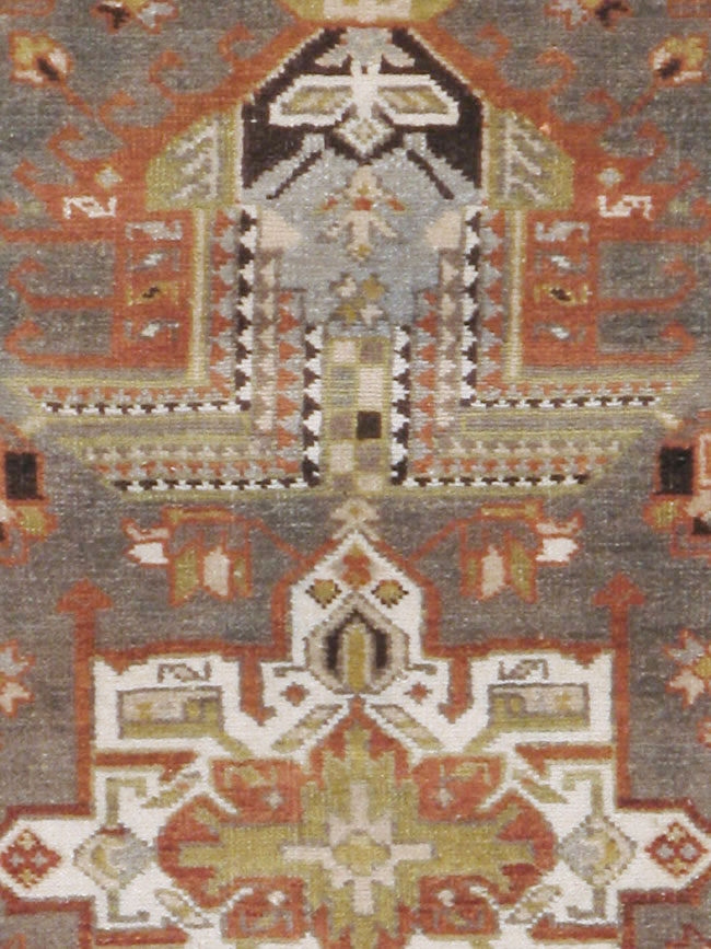Antique Persian Heriz Runner, No.20130 - Galerie Shabab