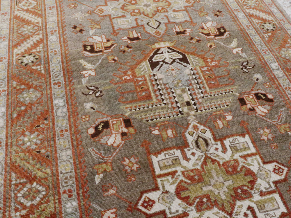 Antique Persian Heriz Runner, No.20130 - Galerie Shabab