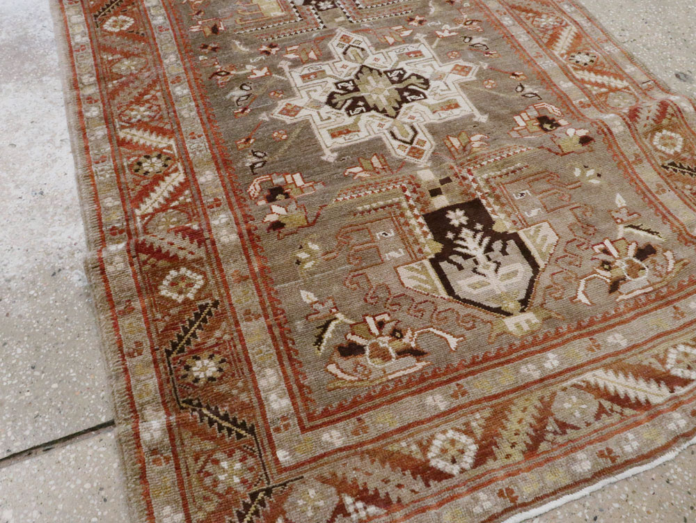 Antique Persian Heriz Runner, No.20130 - Galerie Shabab