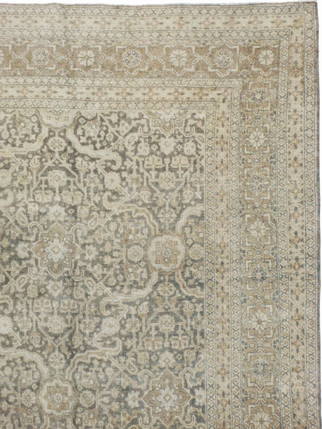 Antique Persian Tabriz Carpet, No.20159 - Galerie Shabab