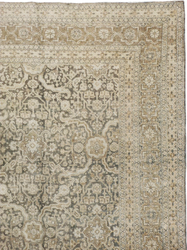 Antique Persian Tabriz Carpet, No.20159 - Galerie Shabab