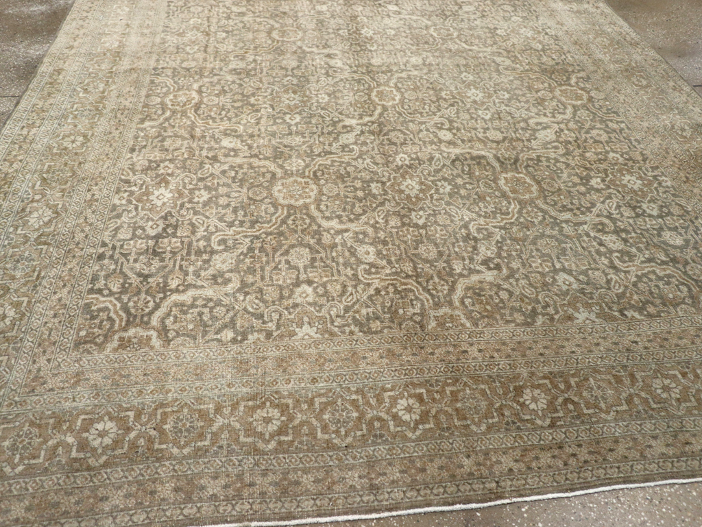 Antique Persian Tabriz Carpet, No.20159 - Galerie Shabab