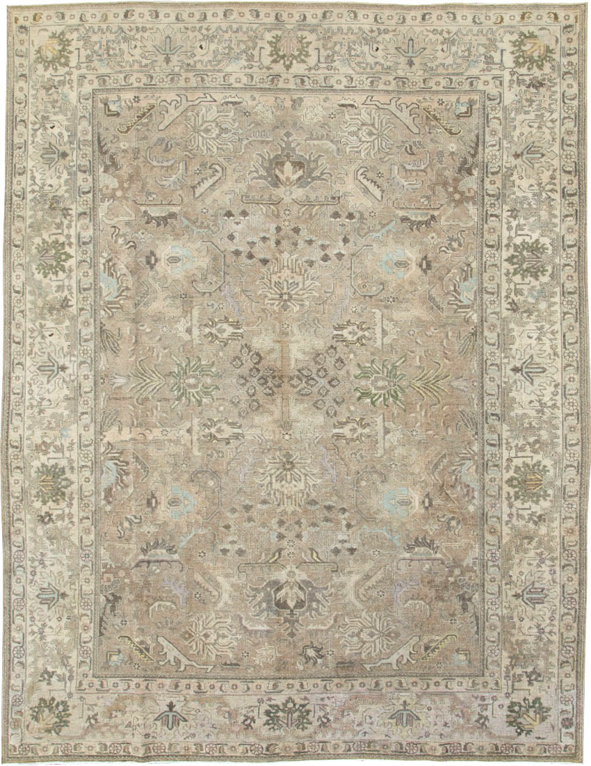 Vintage Persian Tabriz Carpet, No.20165 - Galerie Shabab