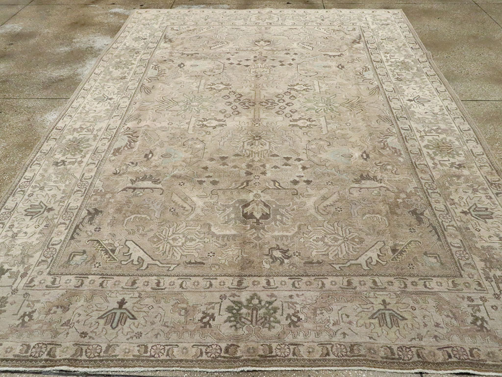 Vintage Persian Tabriz Carpet, No.20165 - Galerie Shabab