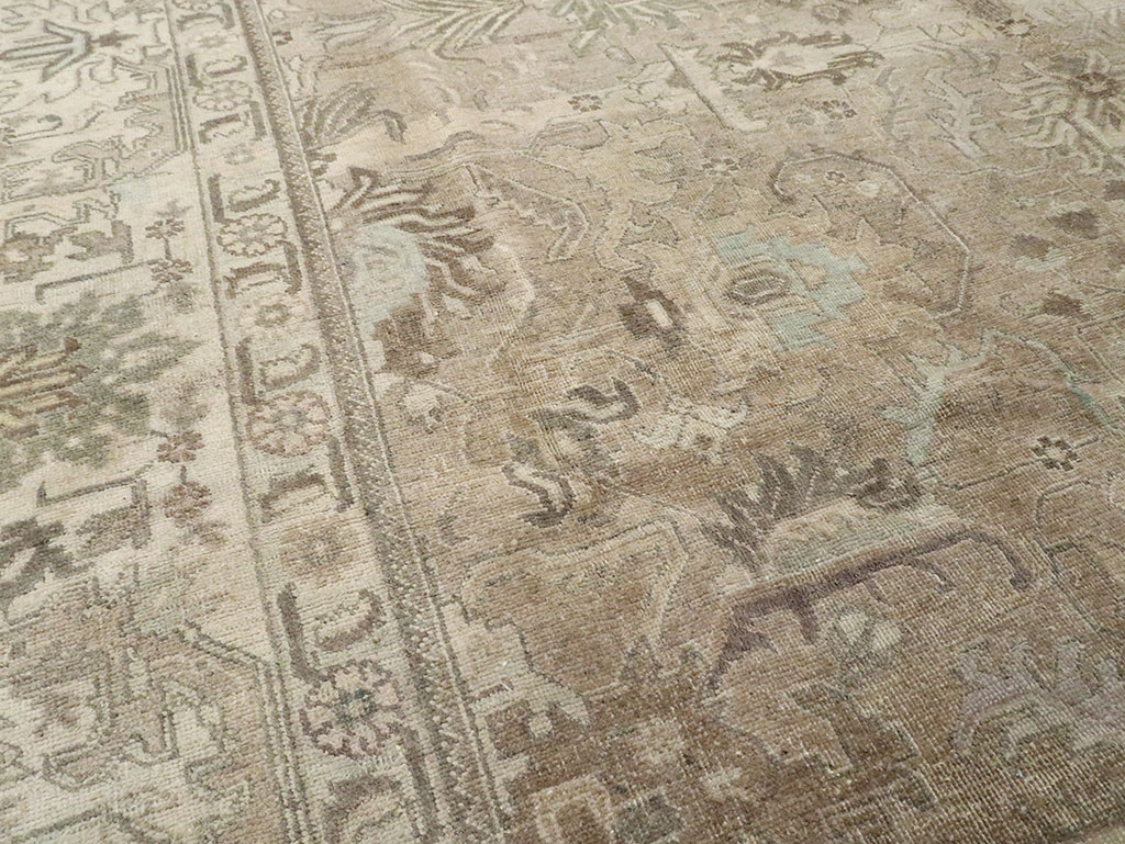 Vintage Persian Tabriz Carpet, No.20165 - Galerie Shabab