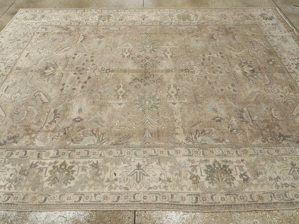 Vintage Persian Tabriz Carpet, No.20165 - Galerie Shabab