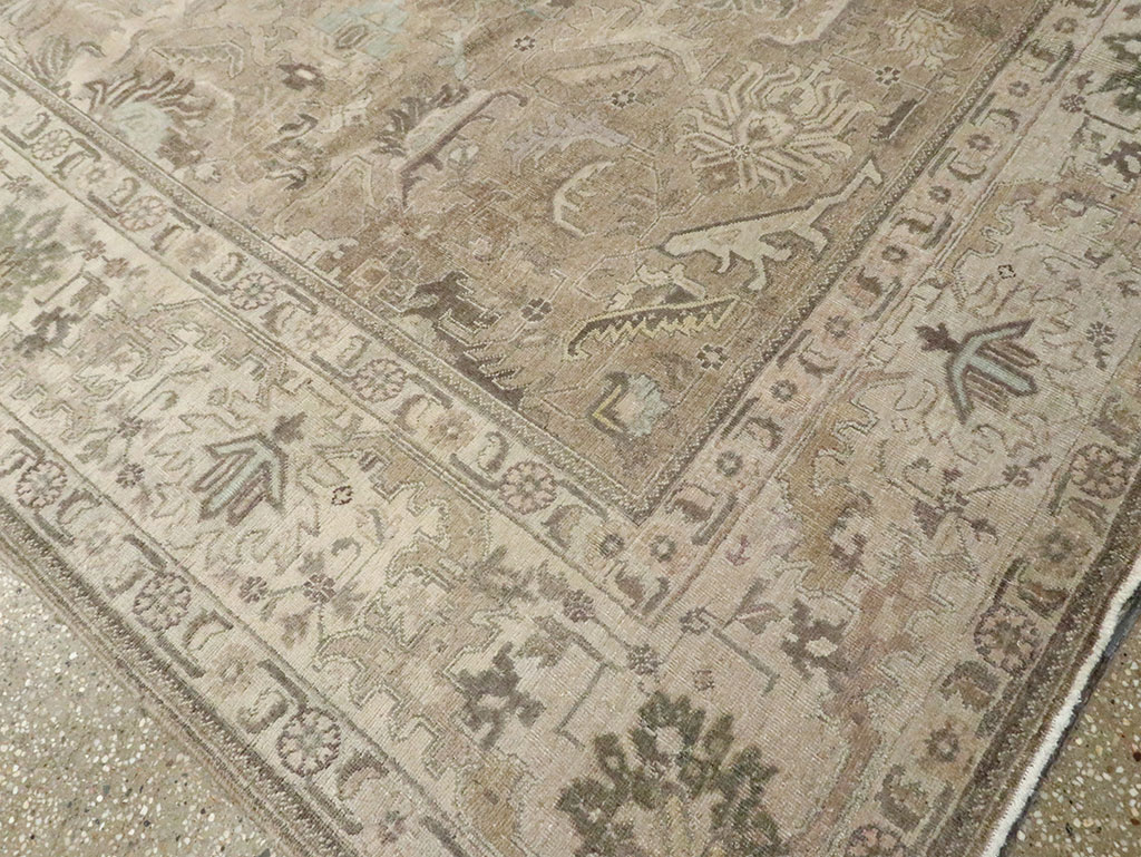 Vintage Persian Tabriz Carpet, No.20165 - Galerie Shabab