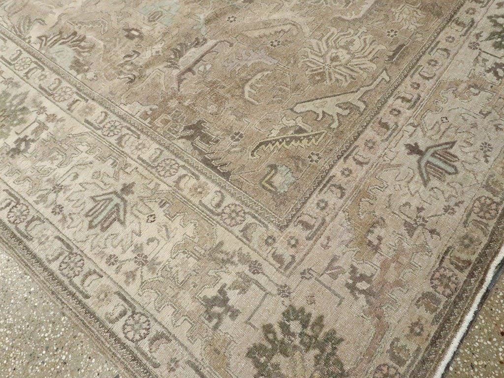 Vintage Persian Tabriz Carpet, No.20165 - Galerie Shabab