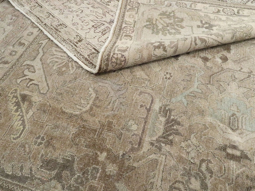 Vintage Persian Tabriz Carpet, No.20165 - Galerie Shabab