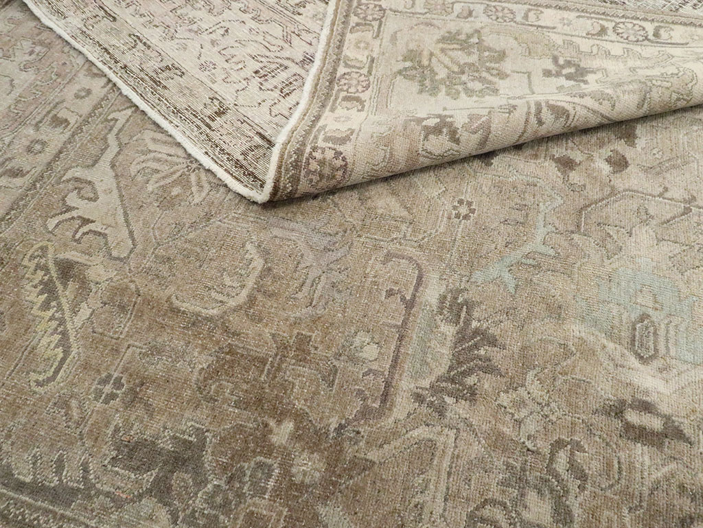 Vintage Persian Tabriz Carpet, No.20165 - Galerie Shabab