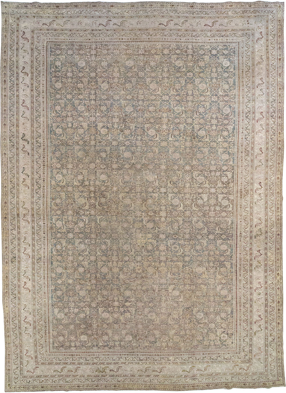 Antique Persian Malayer Oversize Carpet, No.20167 - Galerie Shabab