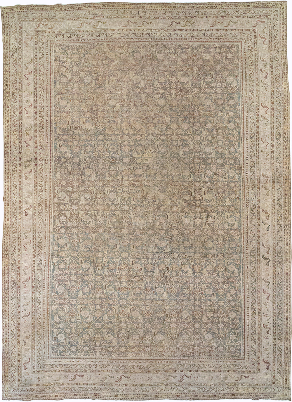 Antique Persian Malayer Oversize Carpet, No.20167 - Galerie Shabab