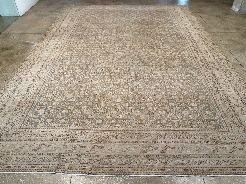 Antique Persian Malayer Oversize Carpet, No.20167 - Galerie Shabab