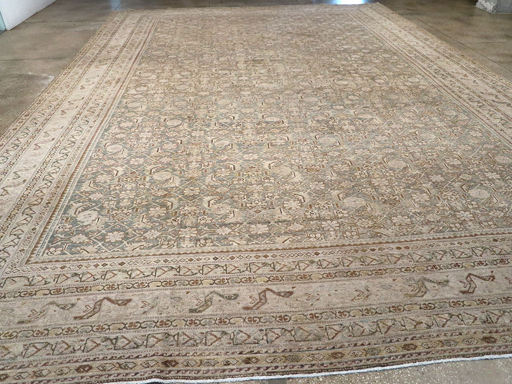 Antique Persian Malayer Oversize Carpet, No.20167 - Galerie Shabab