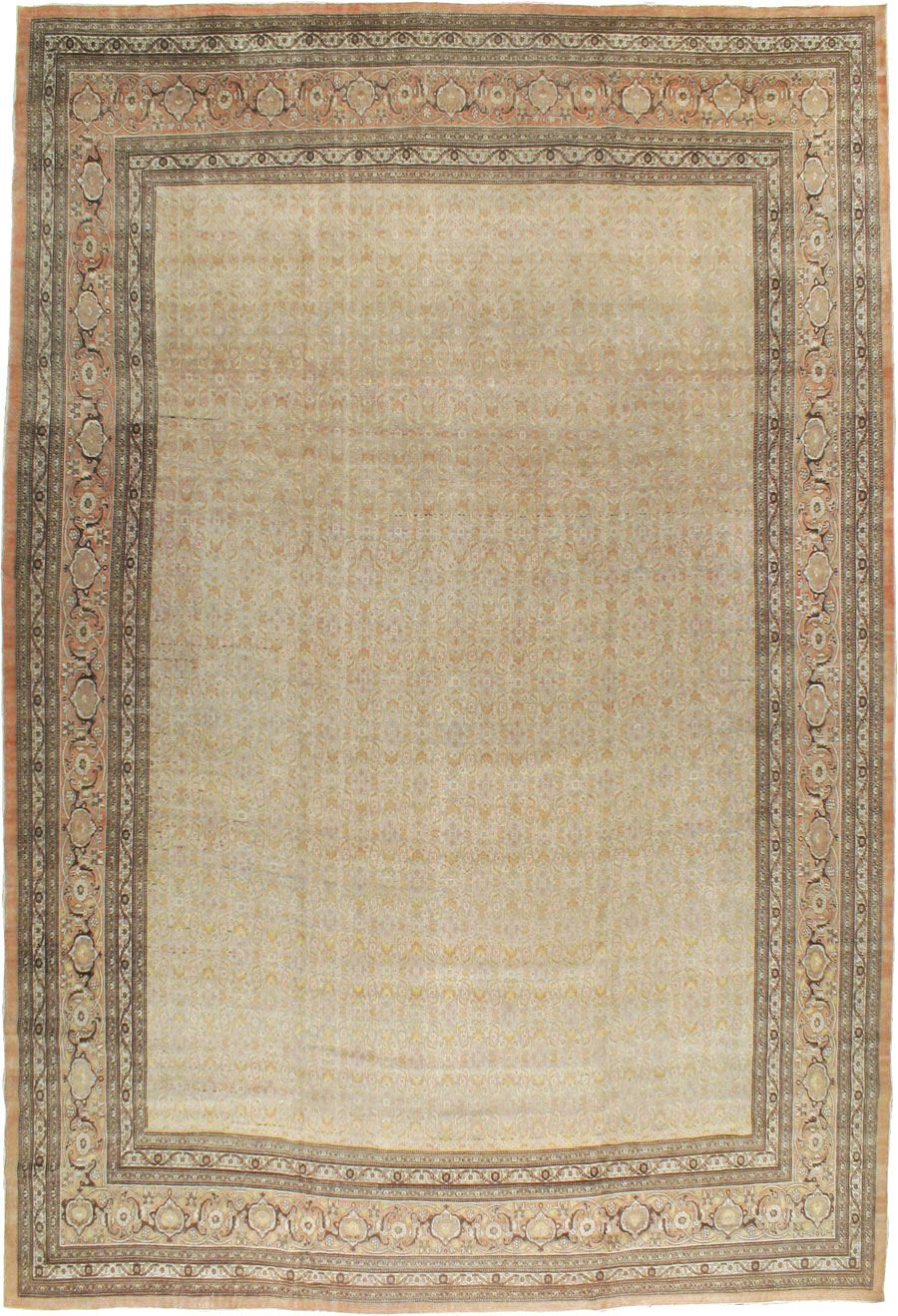 Antique Persian Tabiz Carpet, No.20170 - Galerie Shabab