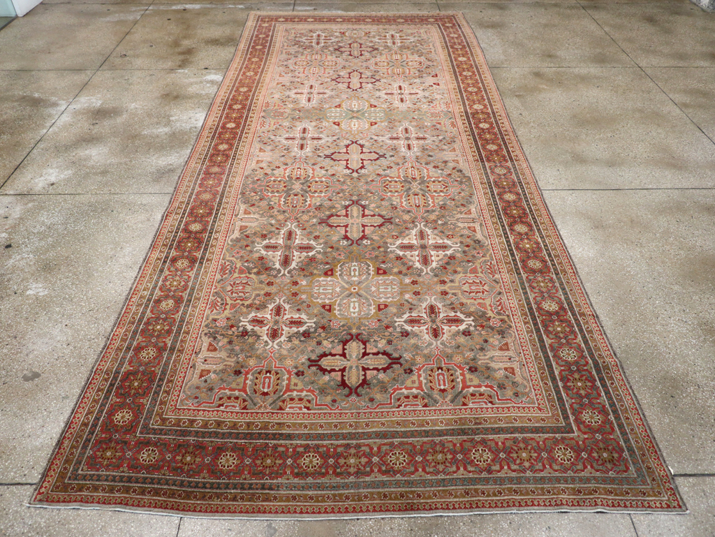 Antique Persian Joshegan Gallery Carpet, No.20171 - Galerie Shabab