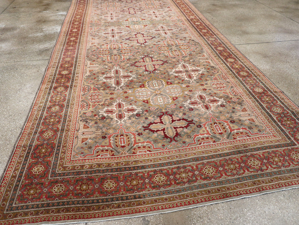 Antique Persian Joshegan Gallery Carpet, No.20171 - Galerie Shabab