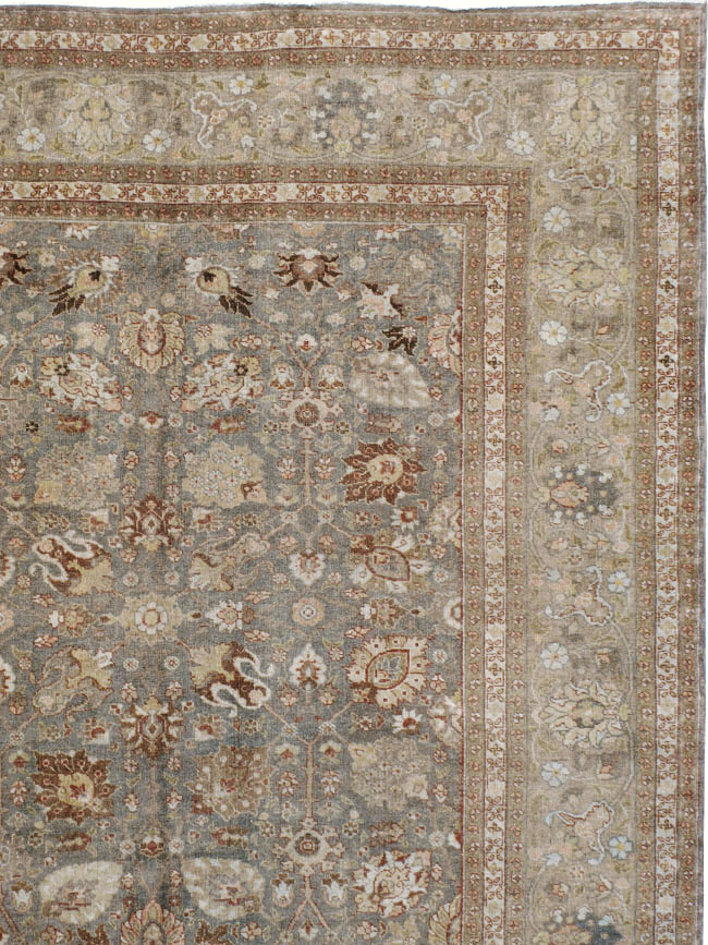 Antique Persian Tabriz Carpet, No.20173 - Galerie Shabab