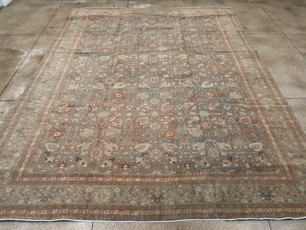 Antique Persian Tabriz Carpet, No.20173 - Galerie Shabab