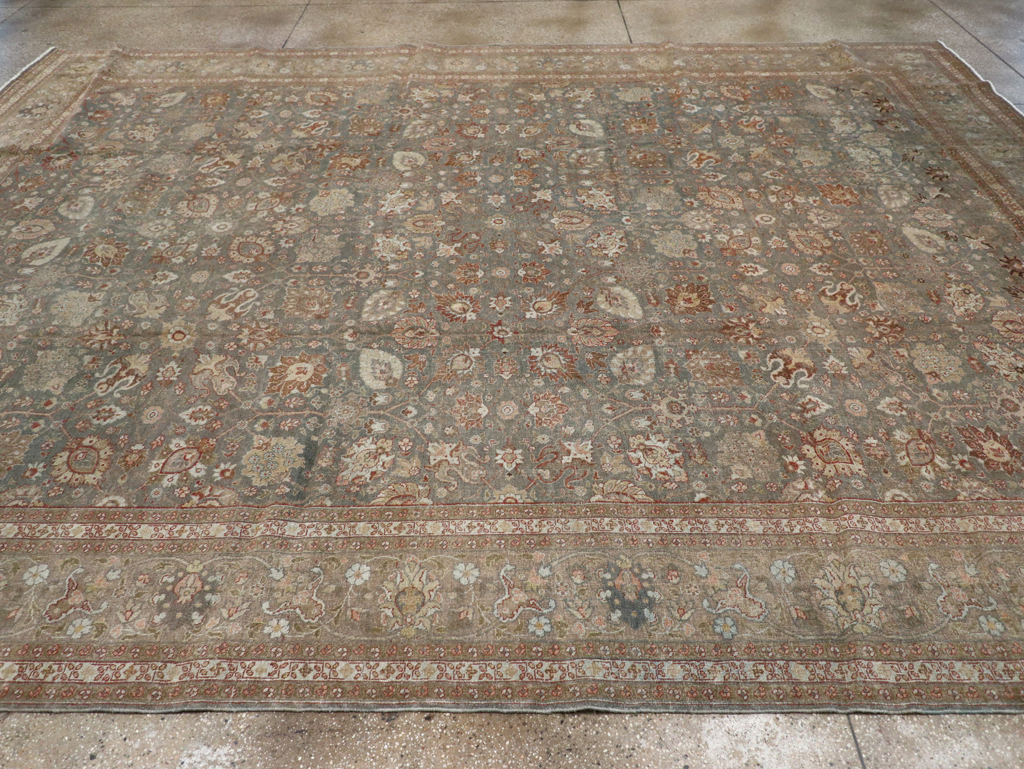 Antique Persian Tabriz Carpet, No.20173 - Galerie Shabab
