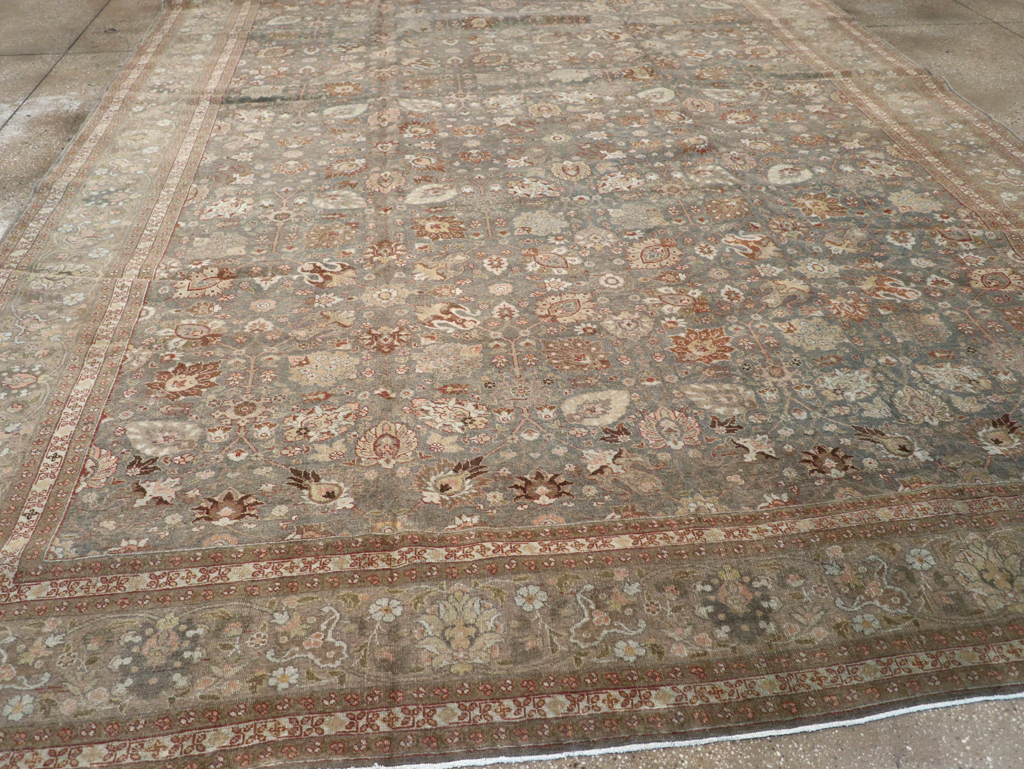 Antique Persian Tabriz Carpet, No.20173 - Galerie Shabab
