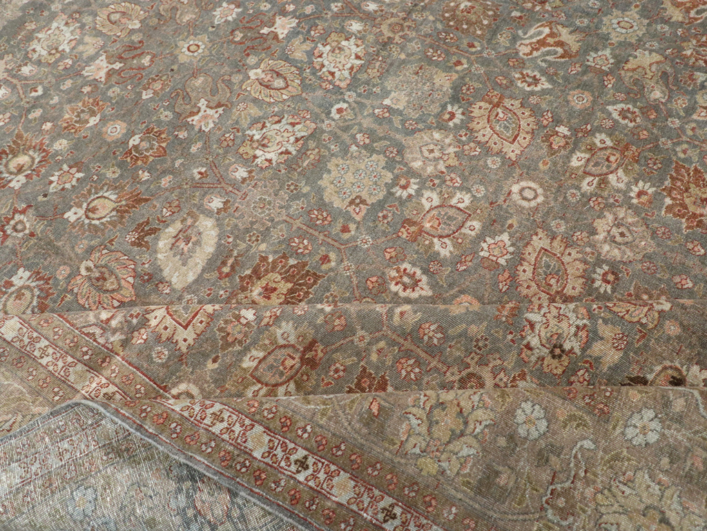 Antique Persian Tabriz Carpet, No.20173 - Galerie Shabab