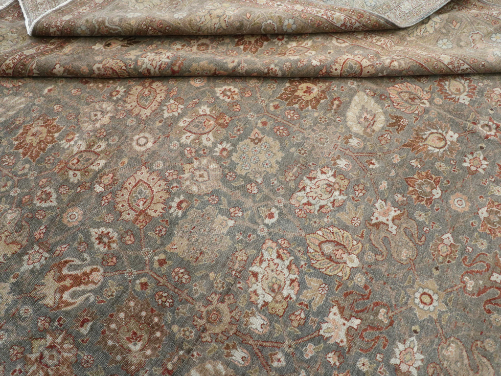 Antique Persian Tabriz Carpet, No.20173 - Galerie Shabab