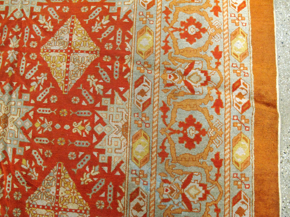 Antique Indian Amritsar Carpet, No.20175 - Galerie Shabab