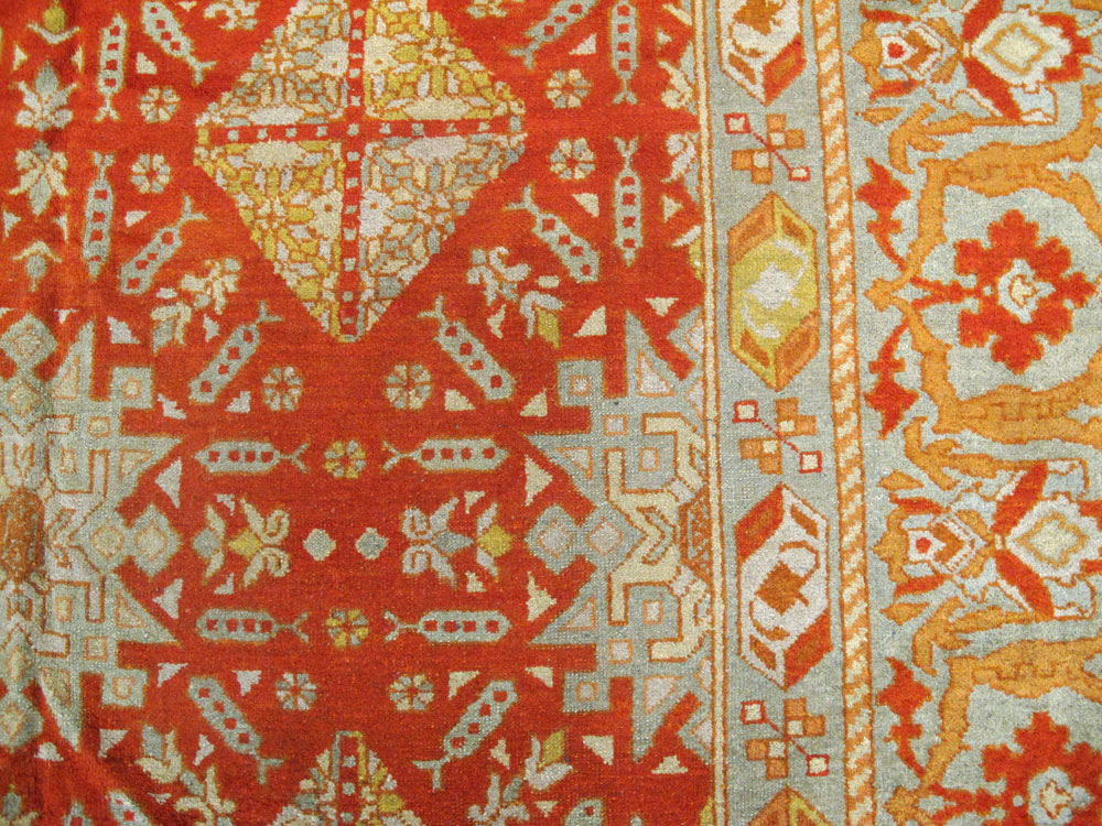 Antique Indian Amritsar Carpet, No.20175 - Galerie Shabab