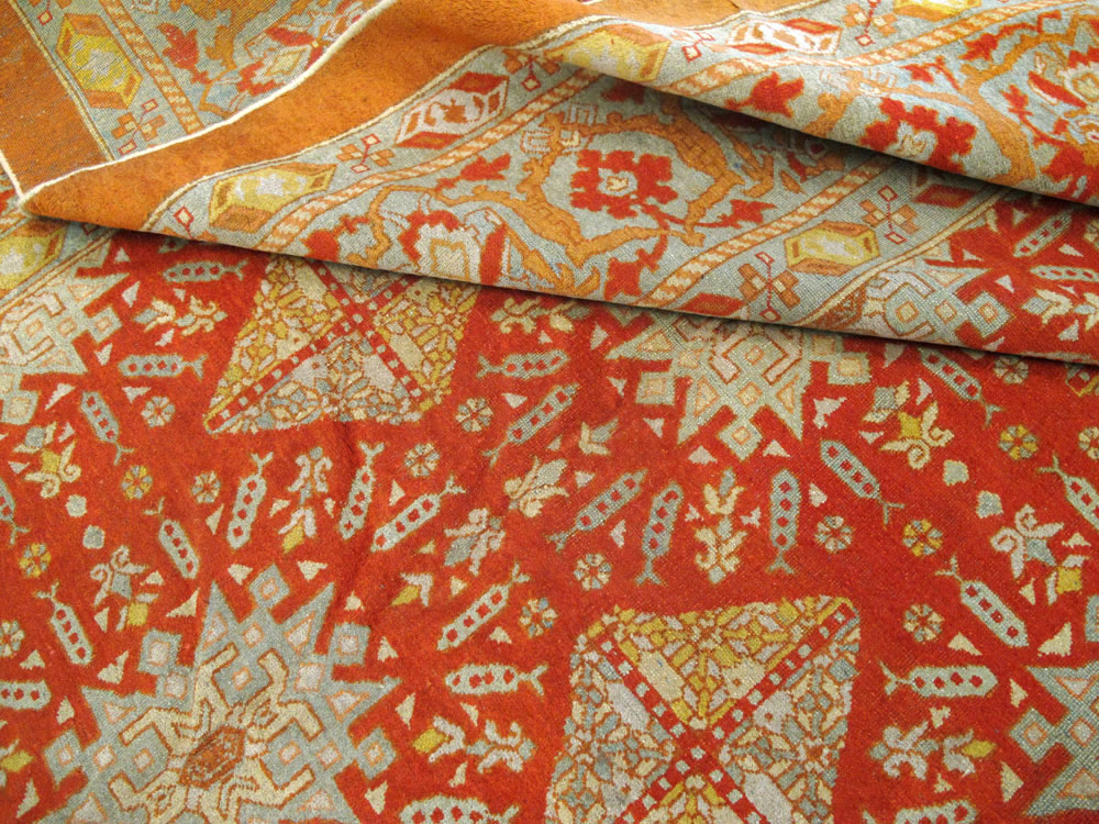 Antique Indian Amritsar Carpet, No.20175 - Galerie Shabab