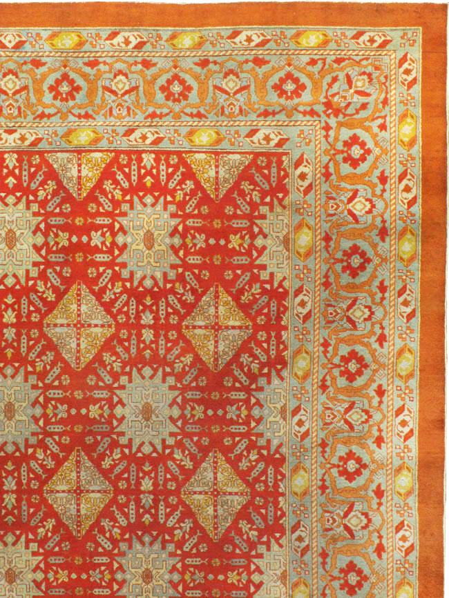 Antique Indian Amritsar Carpet, No.20175 - Galerie Shabab
