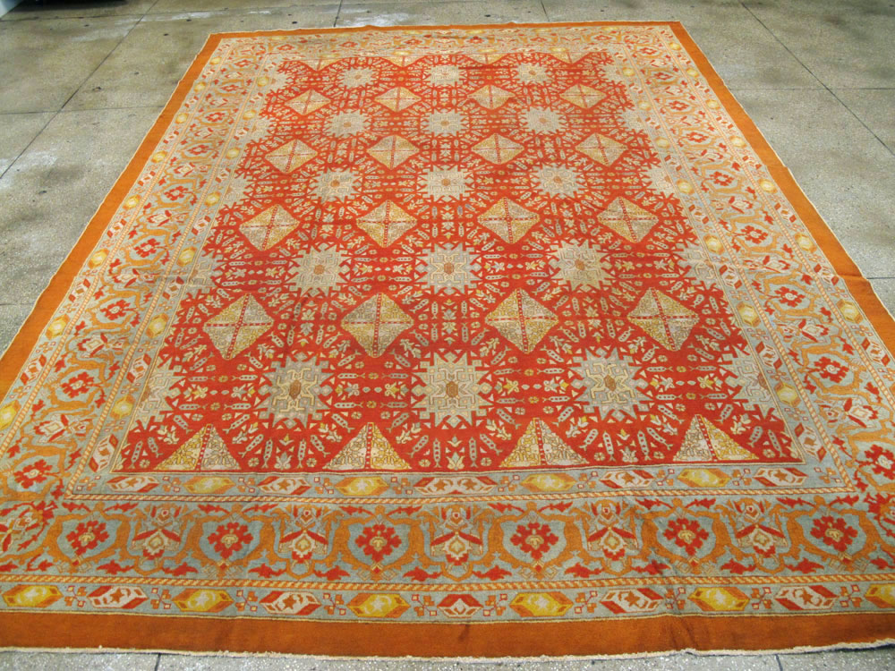 Antique Indian Amritsar Carpet, No.20175 - Galerie Shabab
