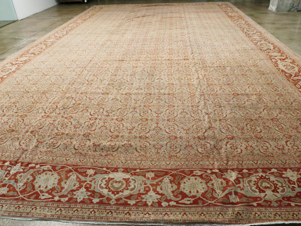 Antique Persian Tabriz Carpet, No.20176 - Galerie Shabab