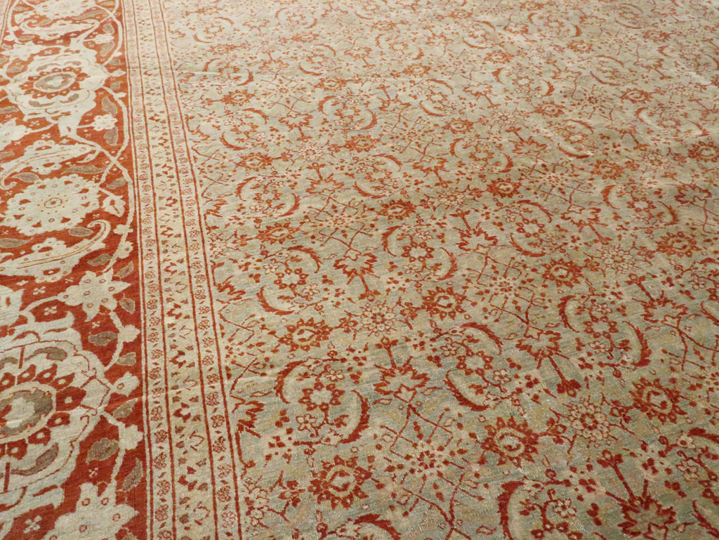 Antique Persian Tabriz Carpet, No.20176 - Galerie Shabab