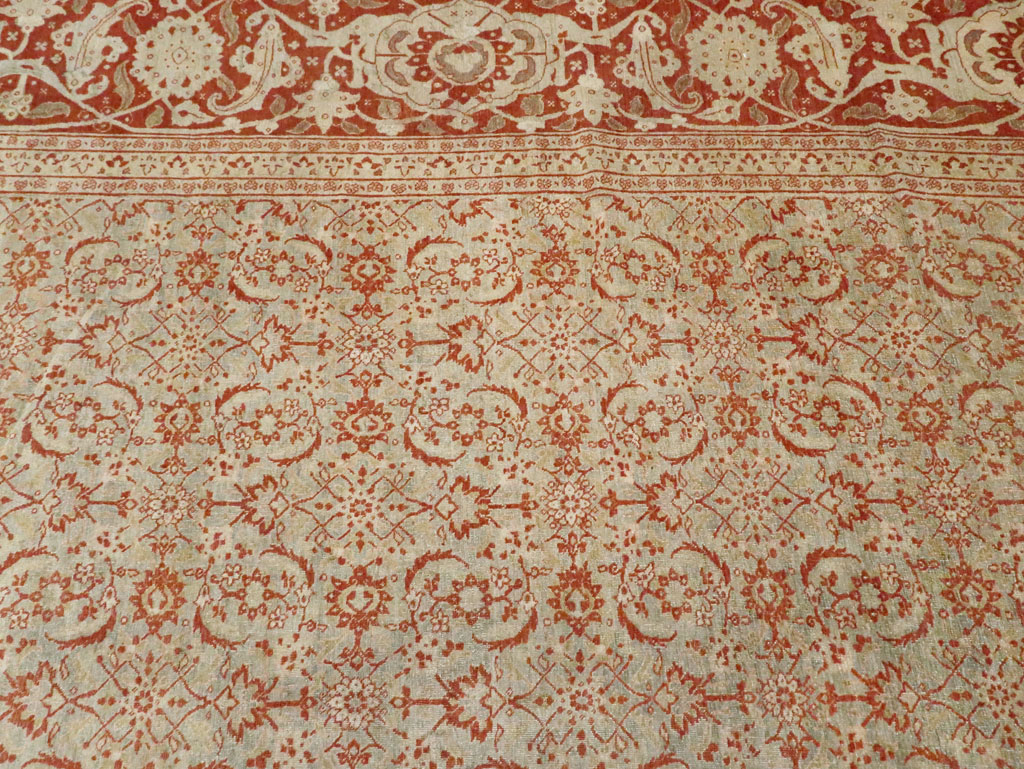 Antique Persian Tabriz Carpet, No.20176 - Galerie Shabab