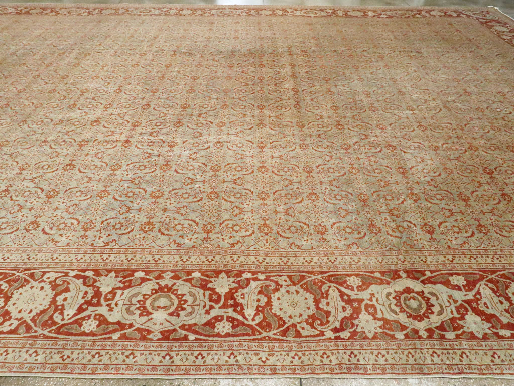 Antique Persian Tabriz Carpet, No.20176 - Galerie Shabab