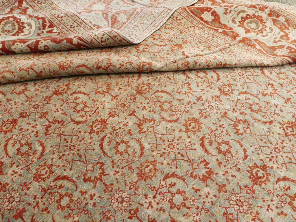 Antique Persian Tabriz Carpet, No.20176 - Galerie Shabab