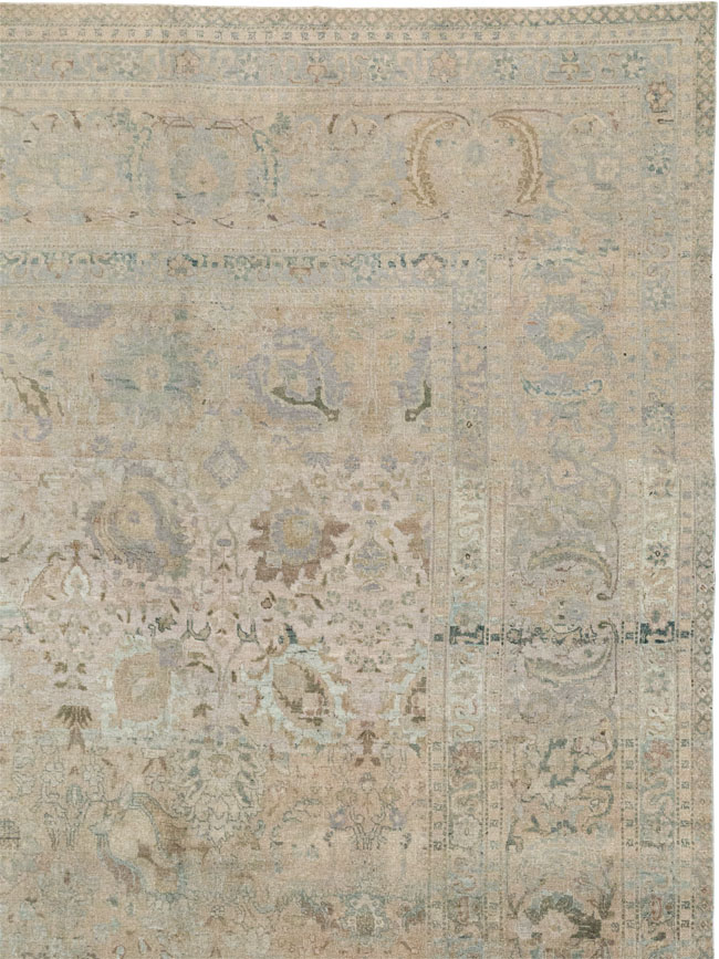 Antique Persian Tabriz Carpet, No.20177 - Galerie Shabab