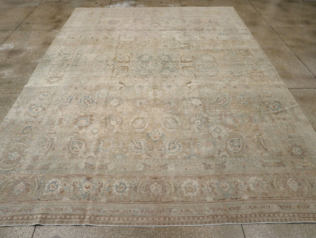 Antique Persian Tabriz Carpet, No.20177 - Galerie Shabab